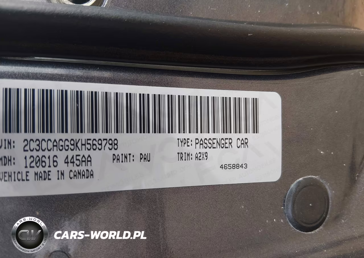 2019 Chrysler 300 300S Awd VIN:2C3CCAGG9KH569798 - 9