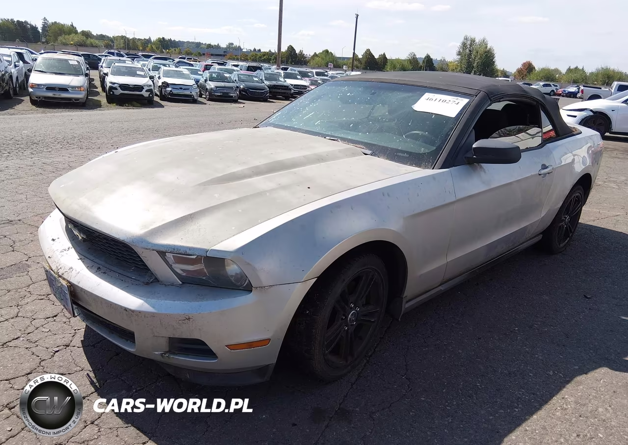 2012 Ford Mustang V6 VIN:1ZVBP8EM4C5207347 - 2