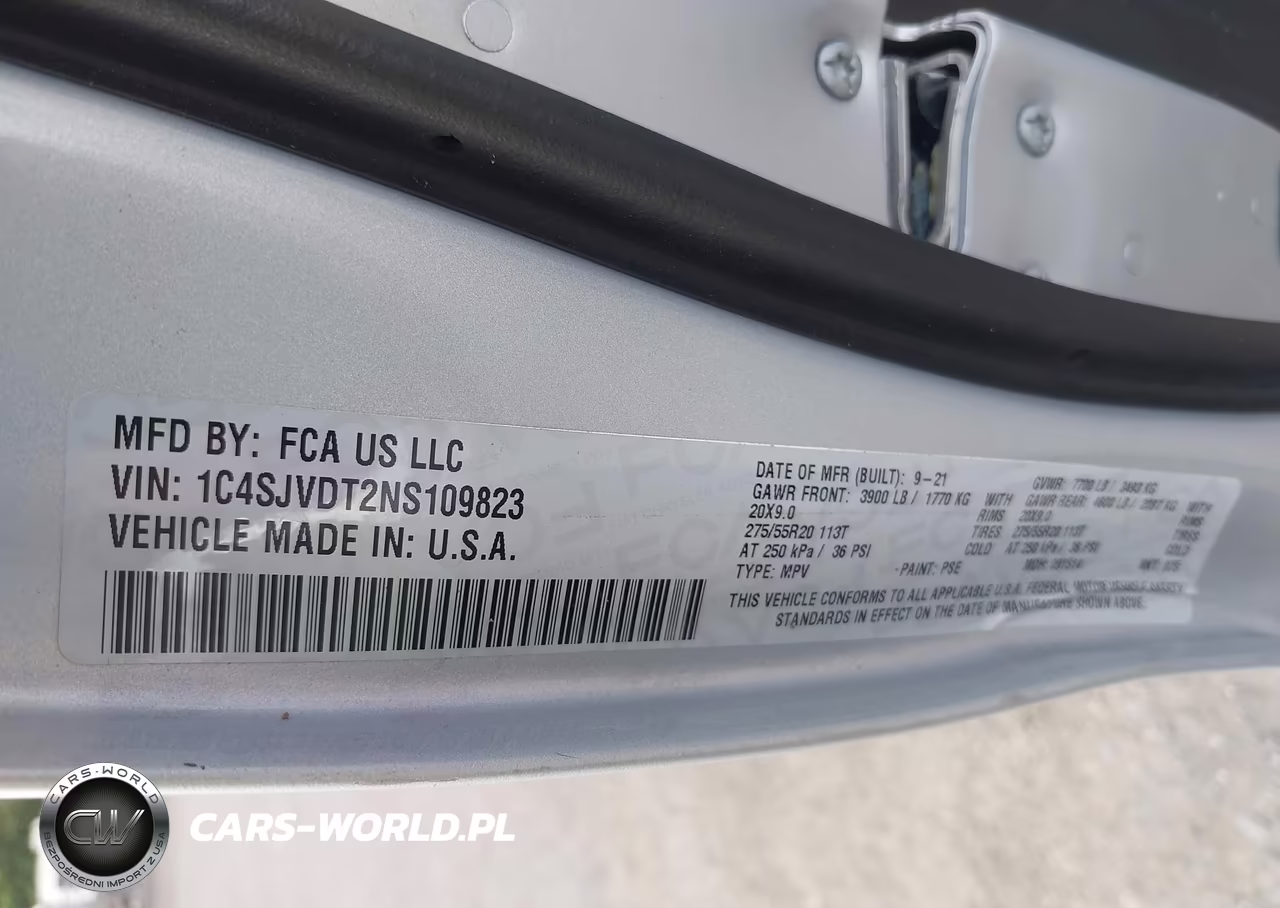 2022 Jeep Wagoneer Series Iii 4X4 VIN:1C4SJVDT2NS109823 - 9