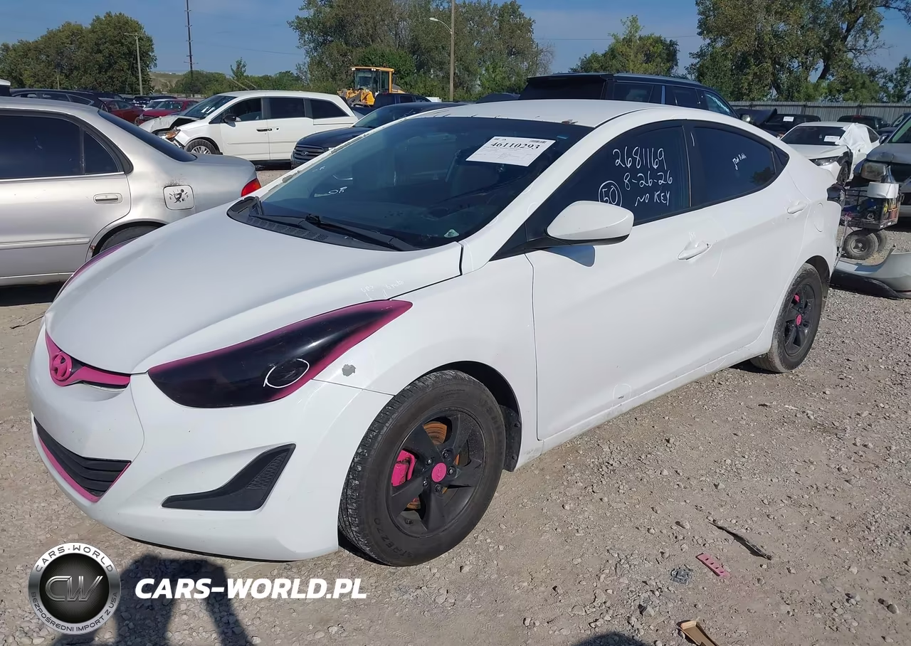2015 Hyundai Elantra Se VIN:5NPDH4AE8FH581058 - 2