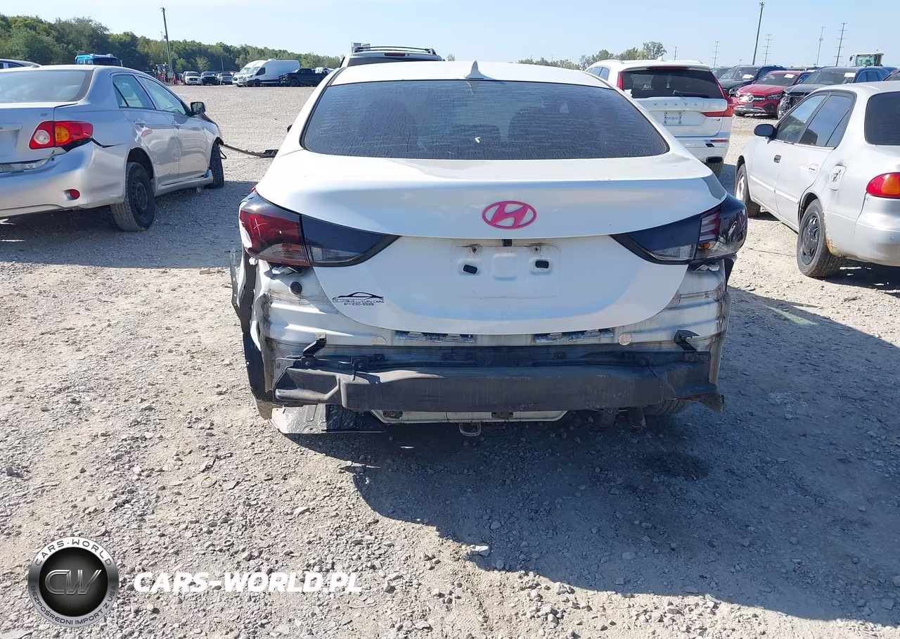 2015 Hyundai Elantra Se VIN:5NPDH4AE8FH581058 - 6