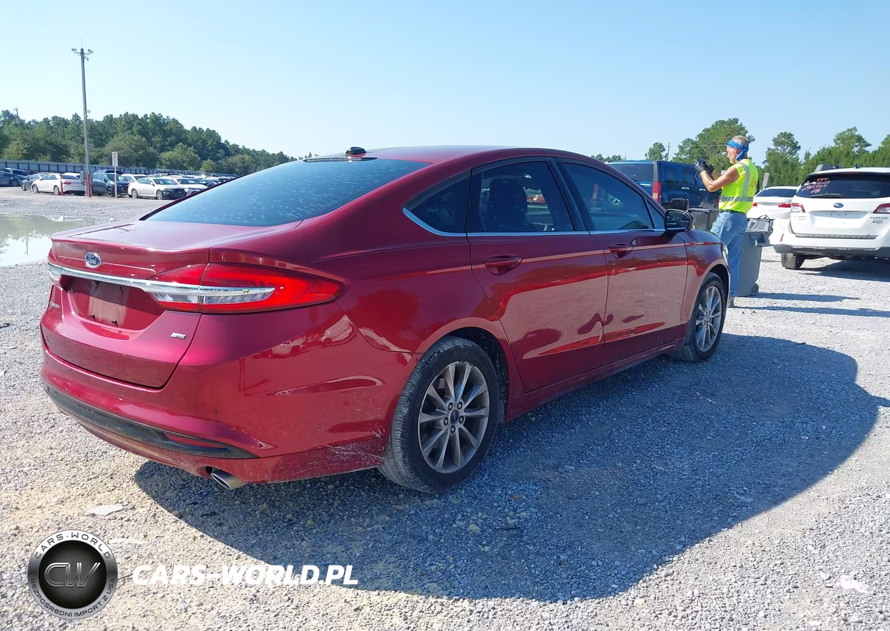 2017 Ford Fusion Se VIN:3FA6P0H74HR198414 - 4
