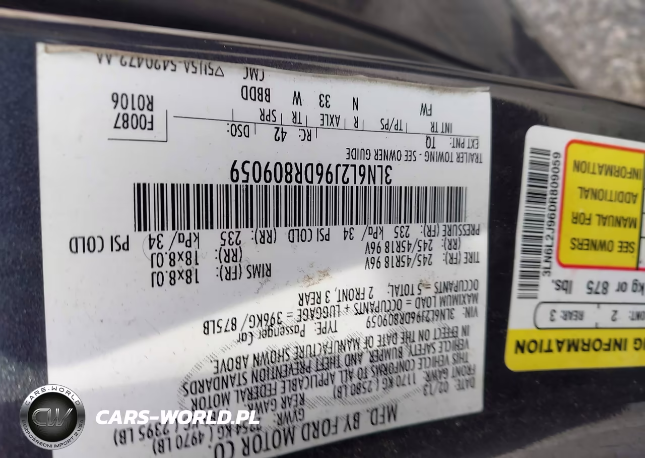 2013 Lincoln Mkz VIN:3LN6L2J96DR809059 - 9