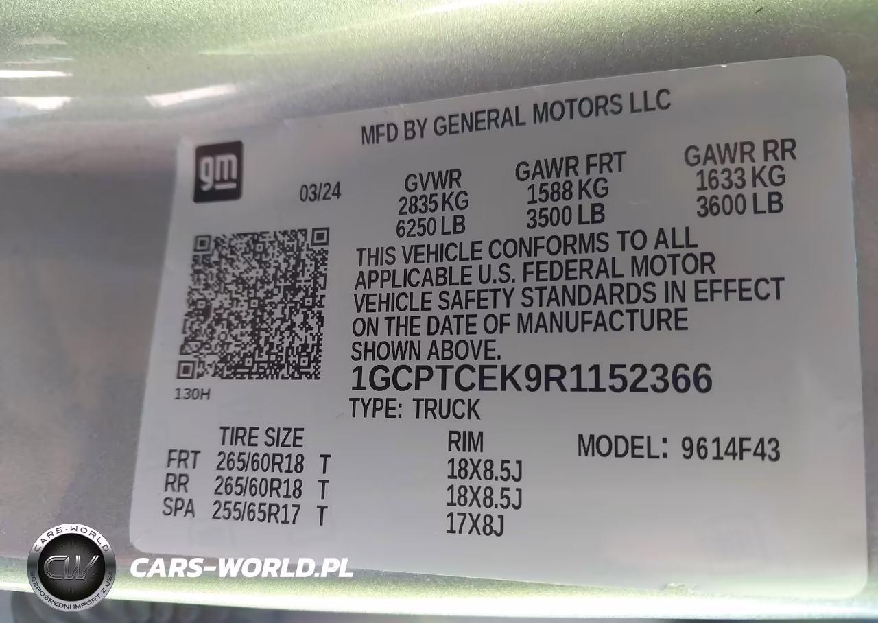 2024 Chevrolet Colorado 4Wd Lt VIN:1GCPTCEK9R1152366 - 9