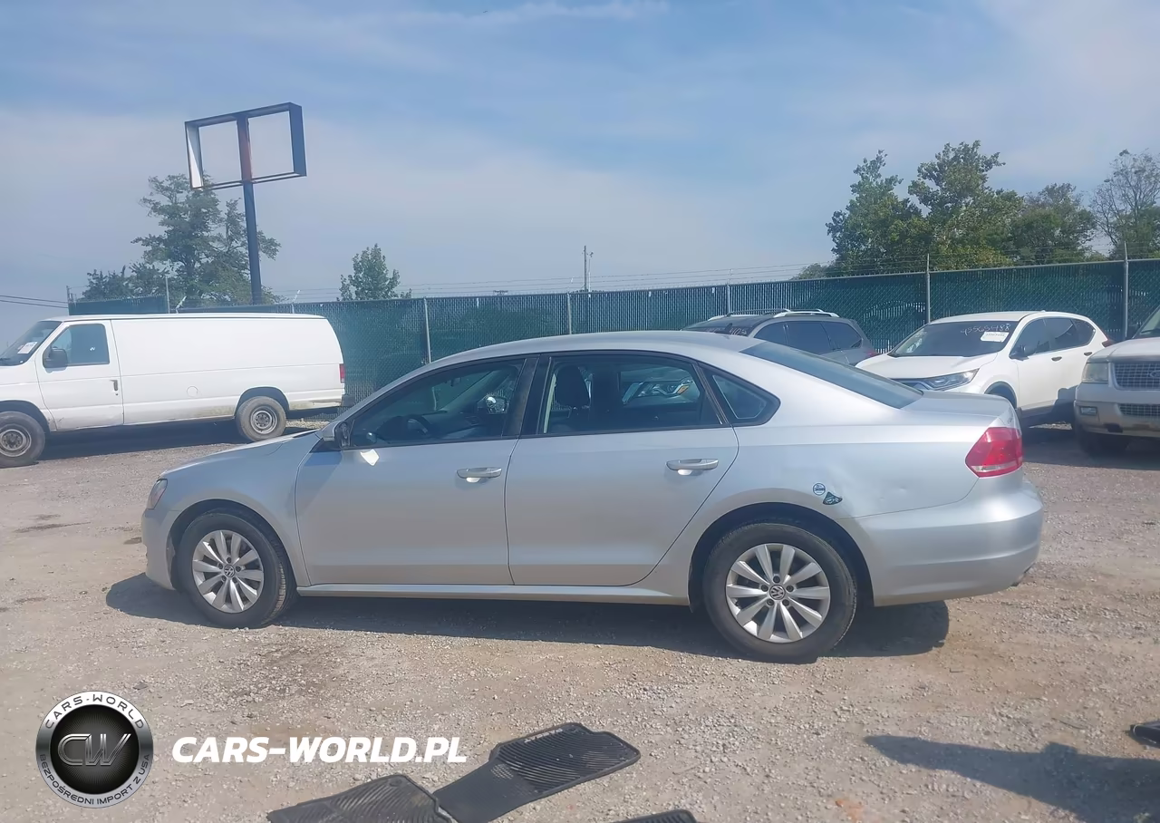 2013 Volkswagen Passat 2.5L S VIN:1VWAP7A33DC086200 - 14