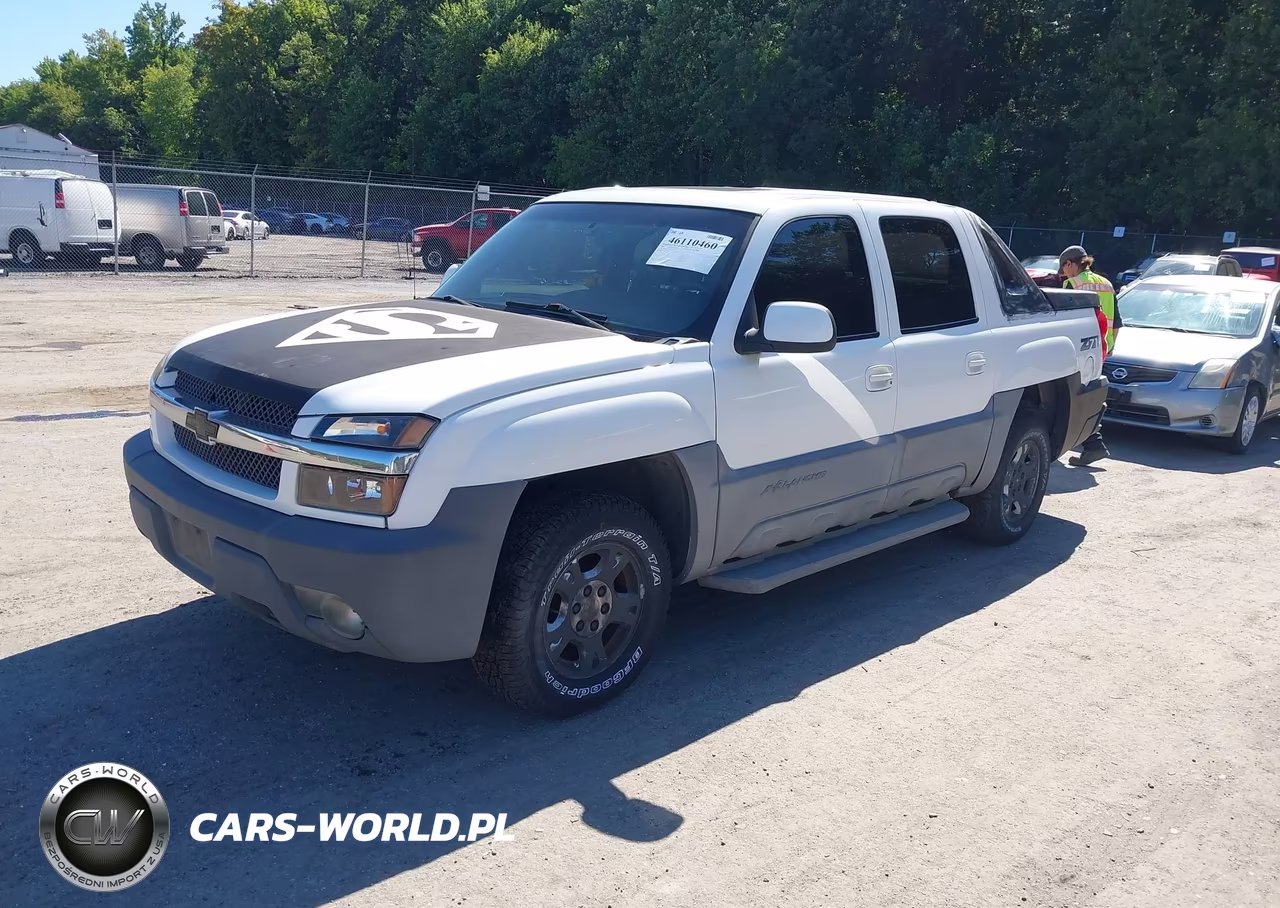 2002 Chevrolet Avalanche 1500 VIN:3GNEK13T62G251834 - 2