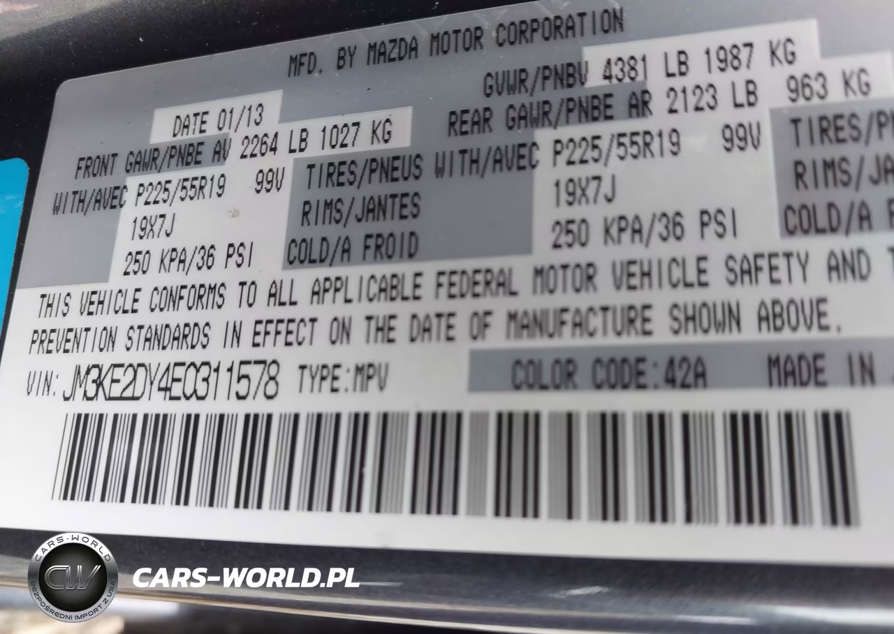 2014 Mazda Cx-5 Grand Touring VIN:JM3KE2DY4E0311578 - 9