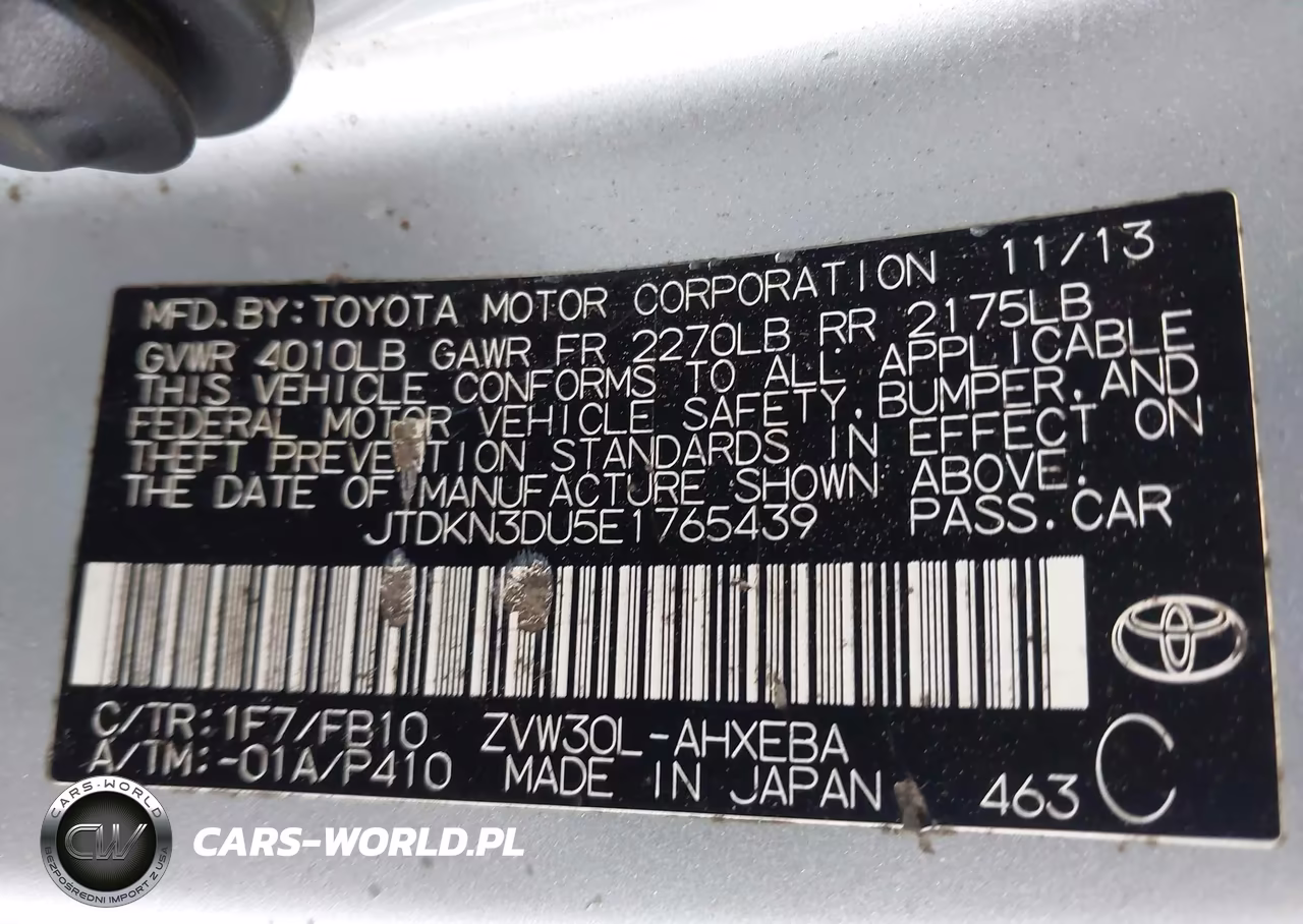 2014 Toyota Prius Three VIN:JTDKN3DU5E1765439 - 9