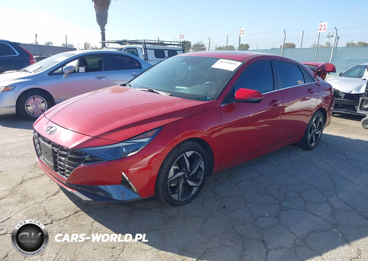 2021 Hyundai Elantra Sel VIN:KMHLN4AGXMU099941 - 2