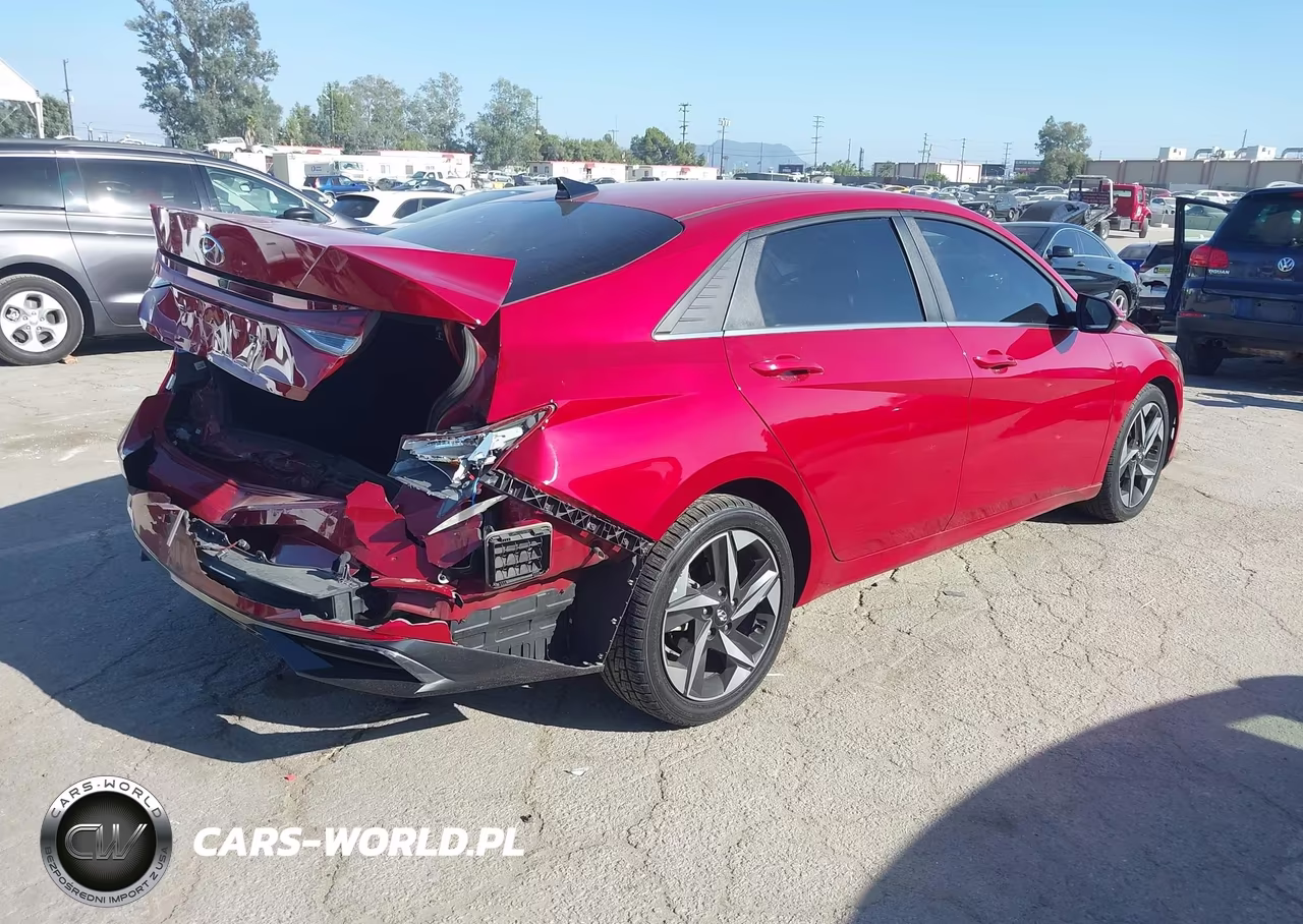 2021 Hyundai Elantra Sel VIN:KMHLN4AGXMU099941 - 4