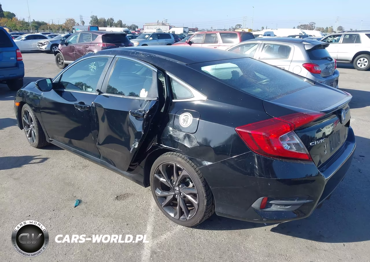 2020 Honda Civic Sport VIN:19XFC2F84LE210185 - 3
