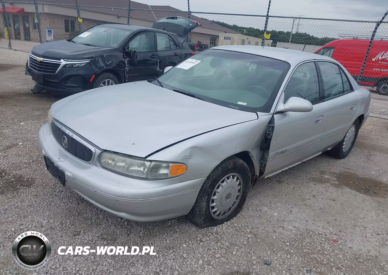 2000 Buick Century Custom VIN:2G4WS52J9Y1333672 - 2