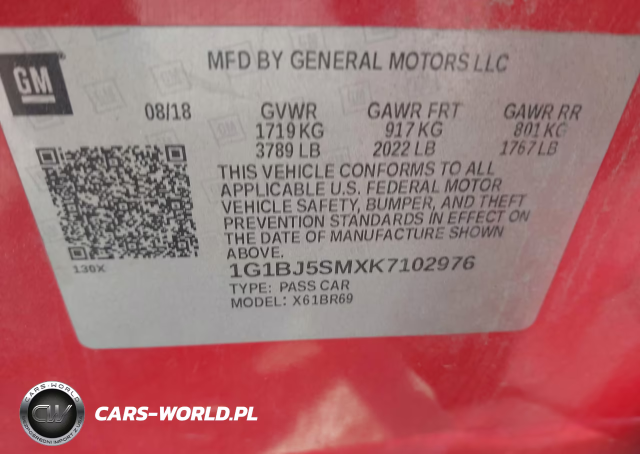 2019 Chevrolet Cruze Diesel VIN:1G1BJ5SMXK7102976 - 9