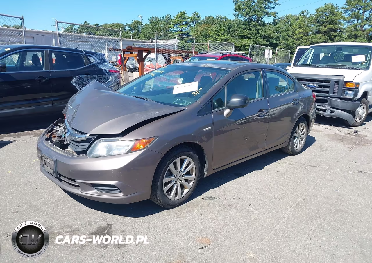 2012 Honda Civic Ex VIN:2HGFB2F80CH521069 - 2