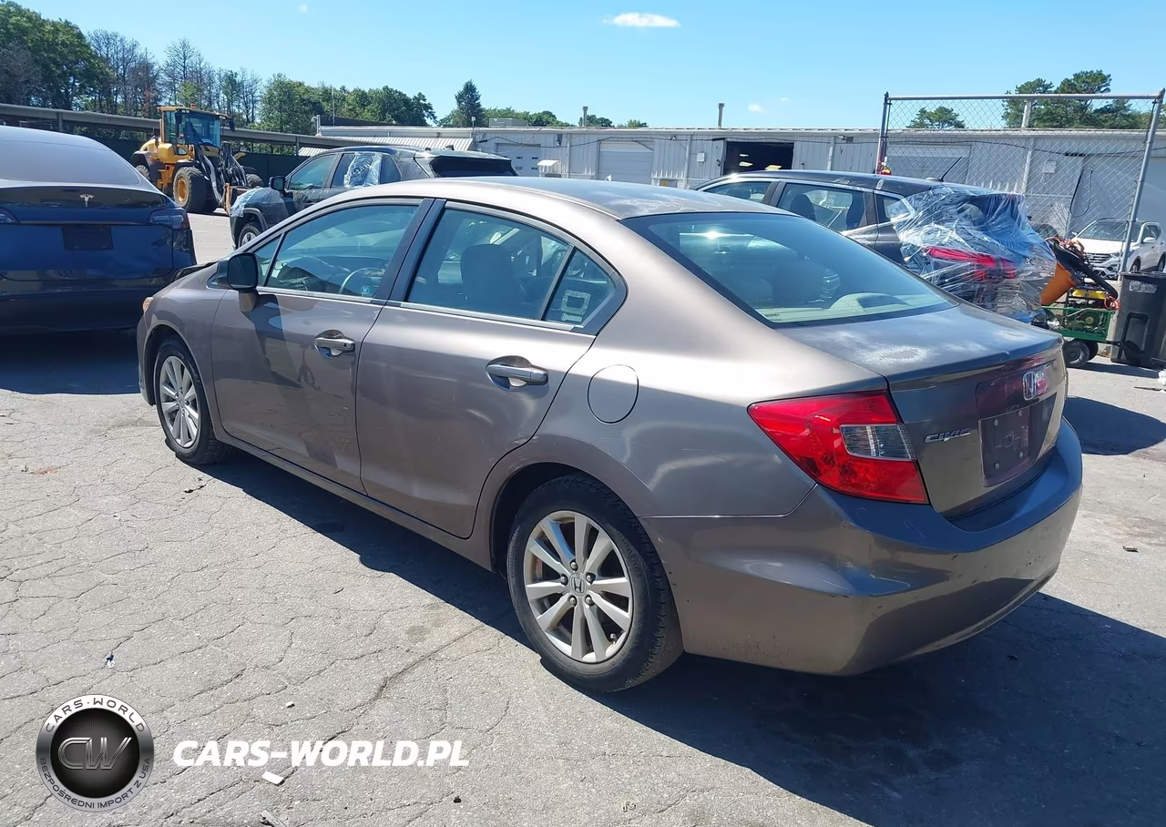 2012 Honda Civic Ex VIN:2HGFB2F80CH521069 - 3