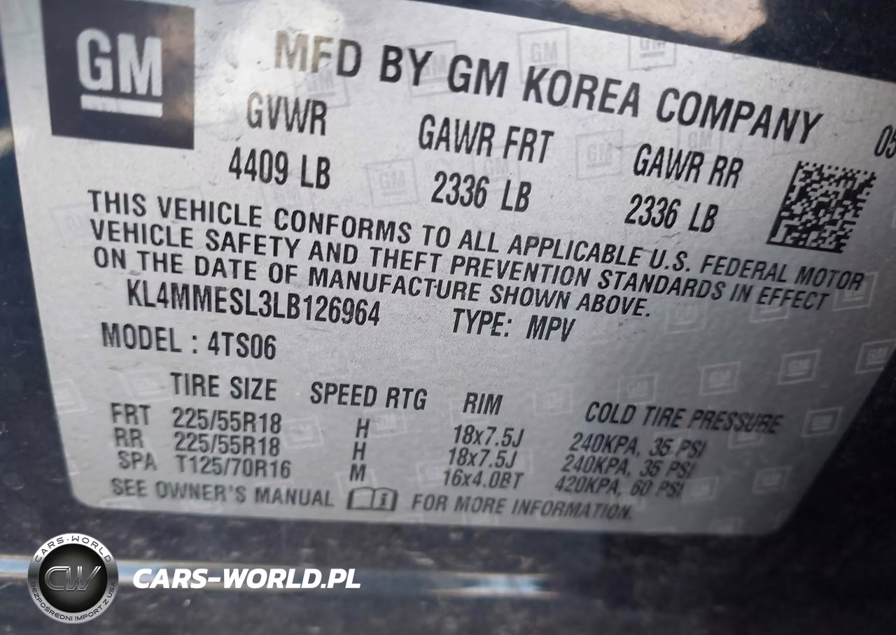 2020 Buick Encore Gx Awd Select VIN:KL4MMESL3LB126964 - 9