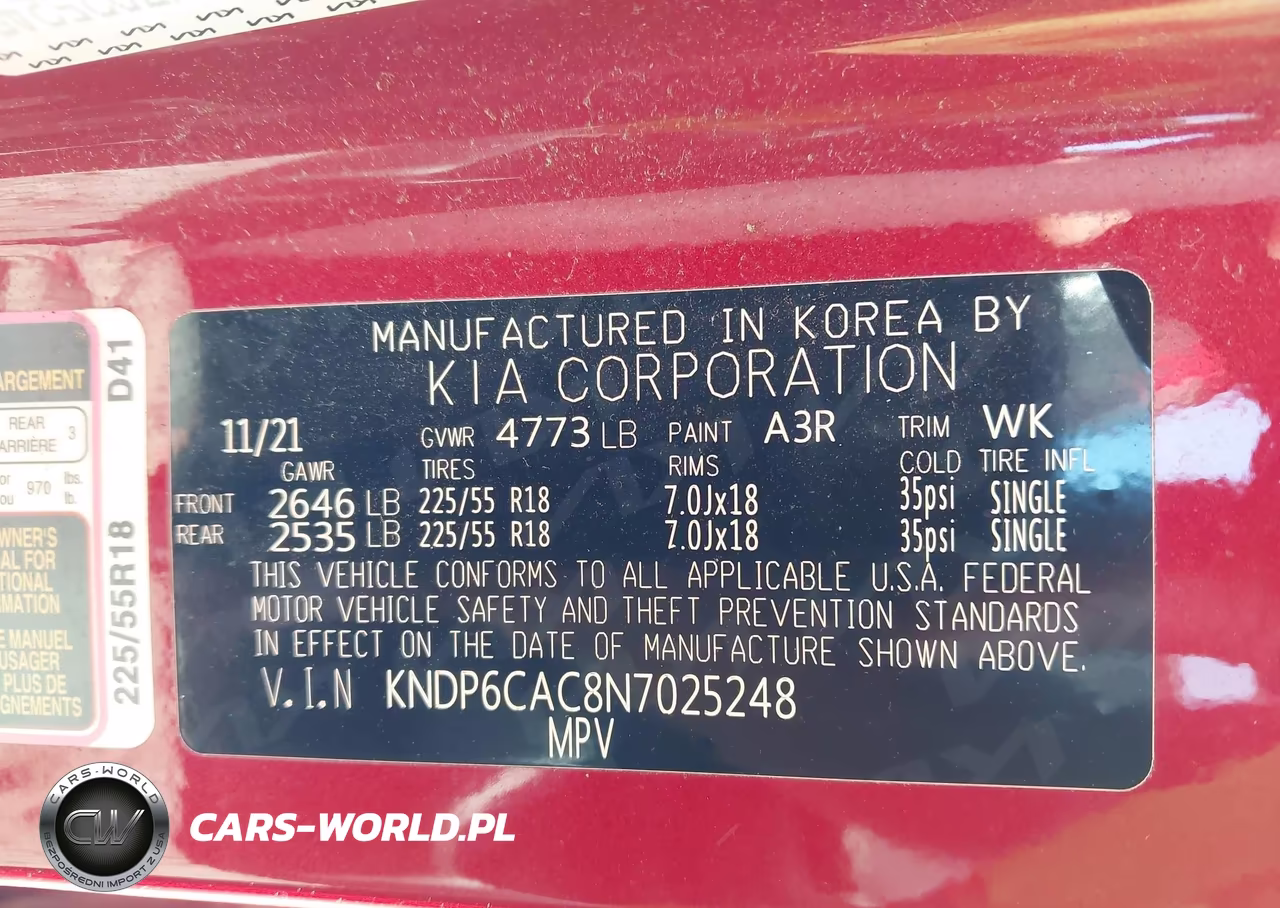 2022 Kia Sportage Nightfall Edition VIN:KNDP6CAC8N7025248 - 9