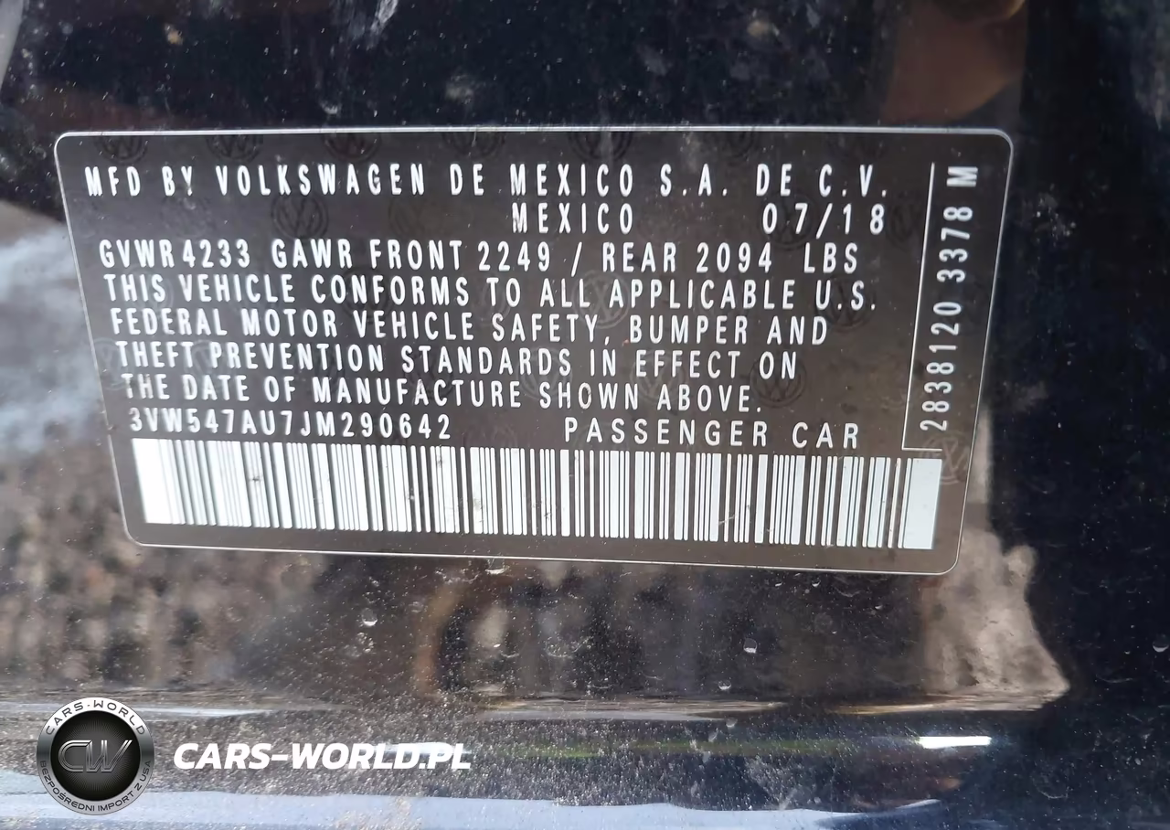 2018 Volkswagen Golf Gti 2.0T Autobahn-2.0T S-2.0T Se VIN:3VW547AU7JM290642 - 9