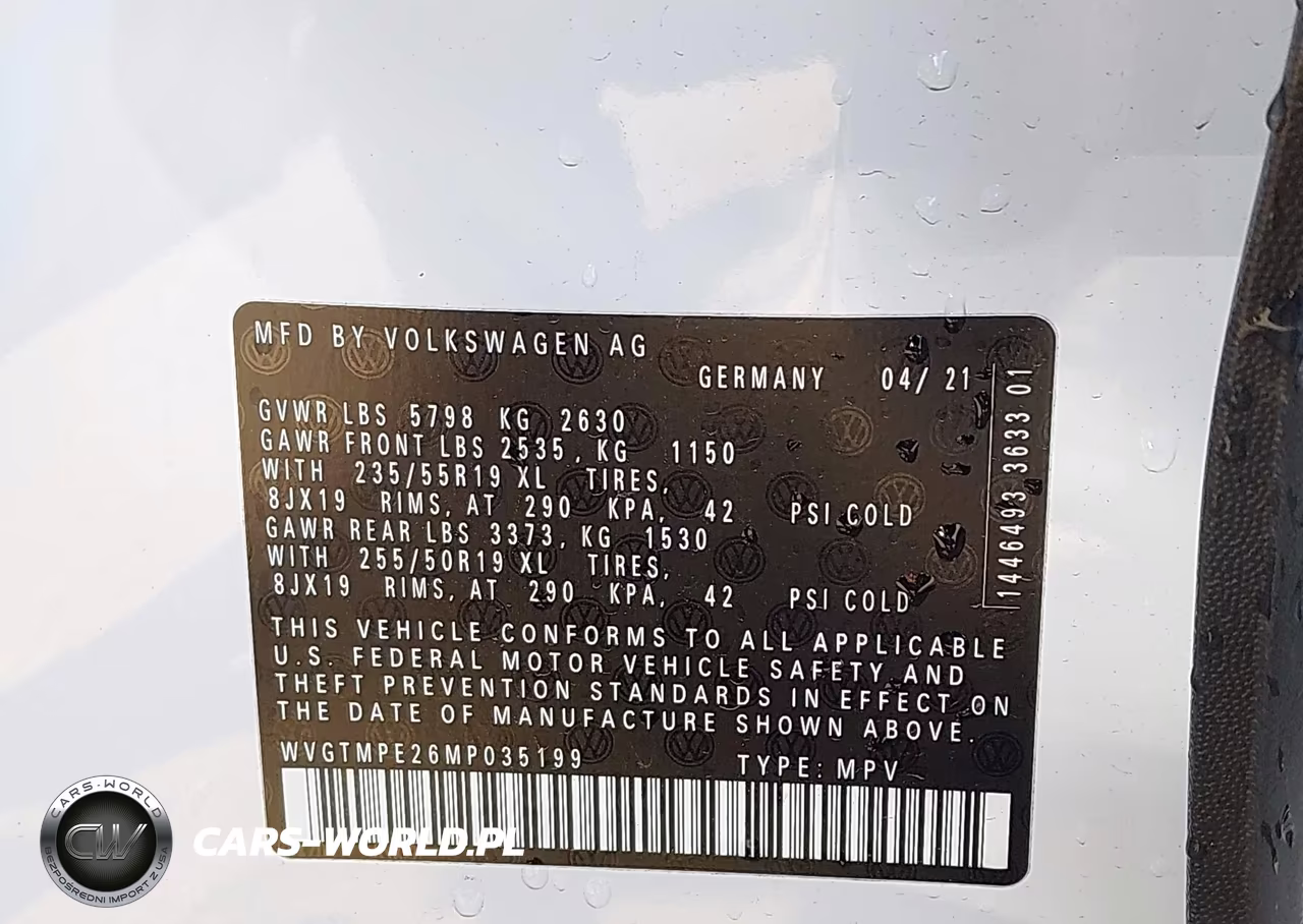 2021 Volkswagen Id.4 Pro S VIN:WVGTMPE26MP035199 - 9