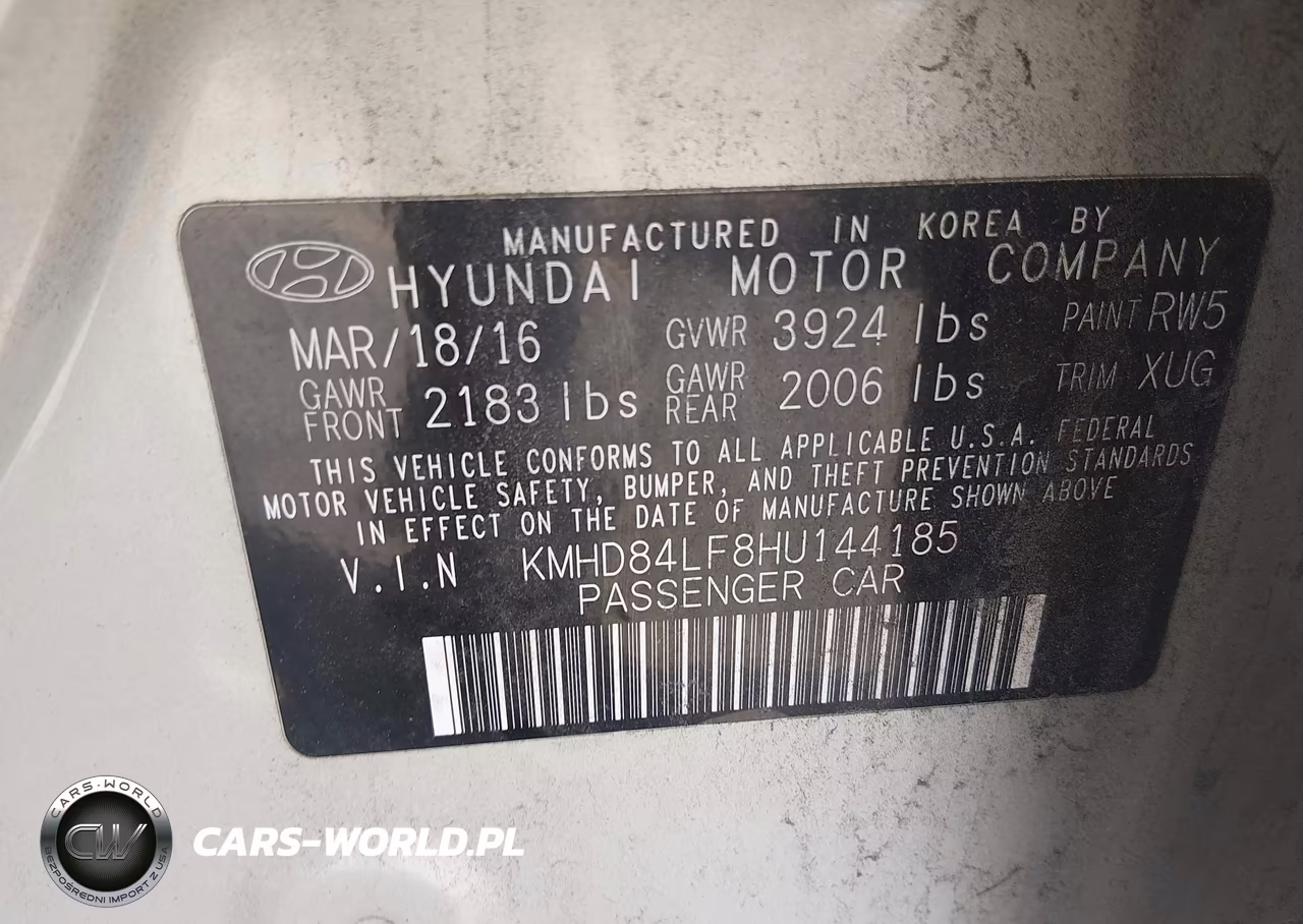 2017 Hyundai Elantra Se VIN:KMHD84LF8HU144185 - 9