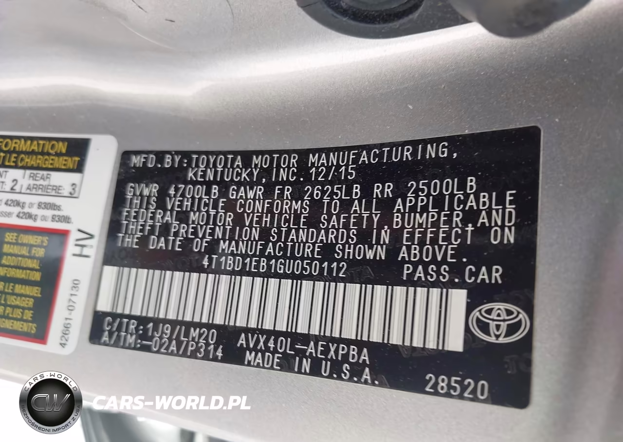 2016 Toyota Avalon Hybrid Limited VIN:4T1BD1EB1GU050112 - 9