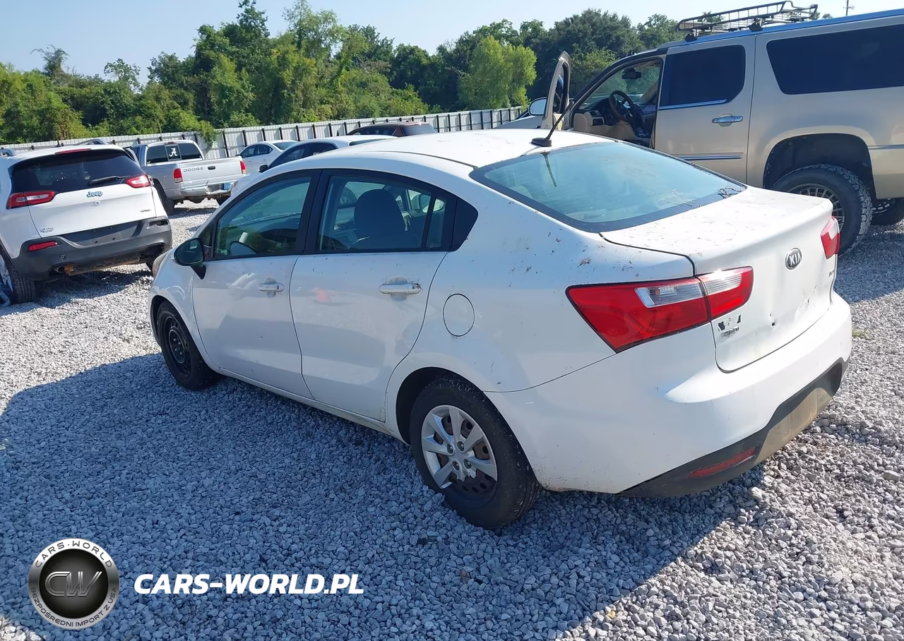 2014 Kia Rio Lx VIN:KNADM4A36E6326537 - 3