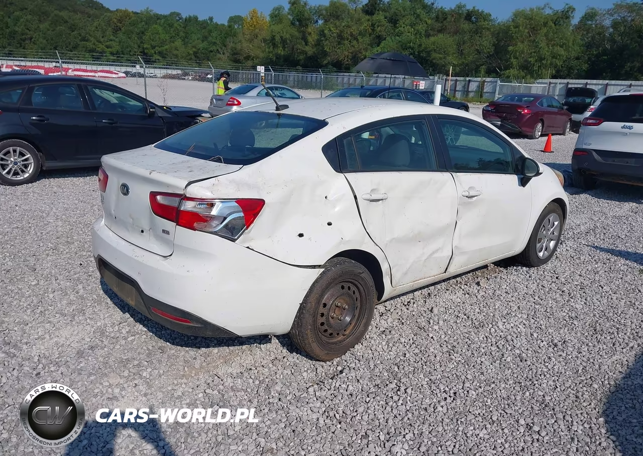 2014 Kia Rio Lx VIN:KNADM4A36E6326537 - 4