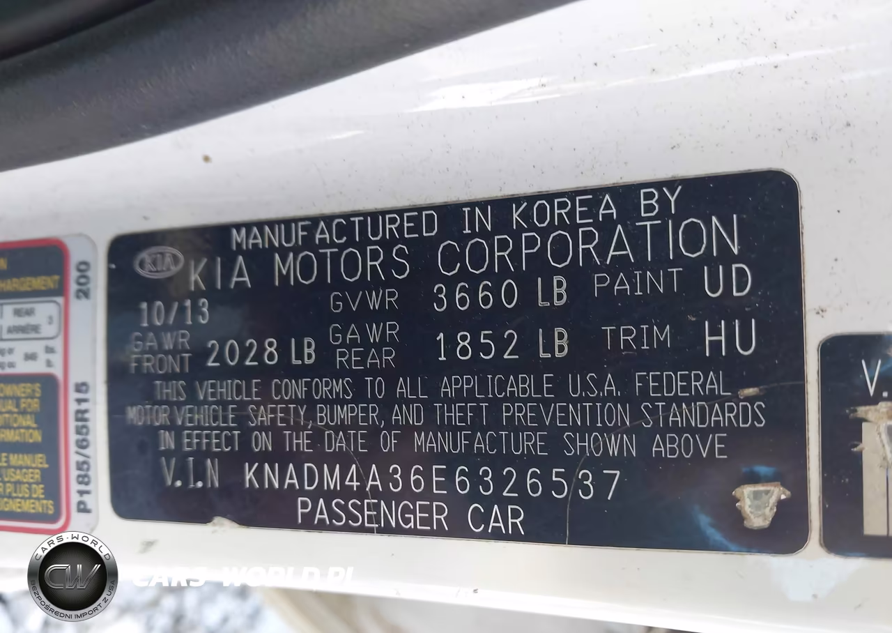 2014 Kia Rio Lx VIN:KNADM4A36E6326537 - 9