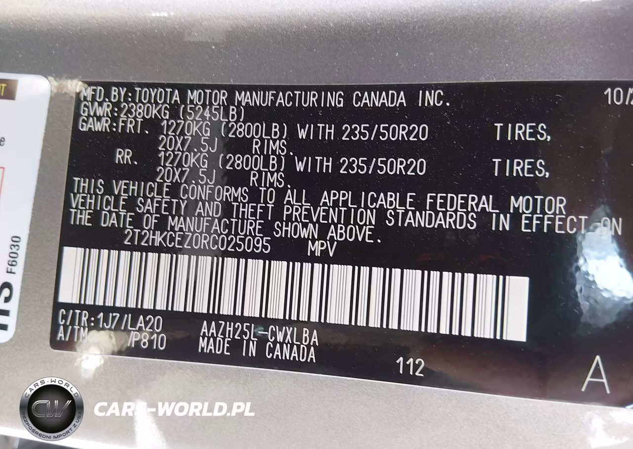 2024 Lexus Nx 350H Luxury VIN:2T2HKCEZ0RC025095 - 9