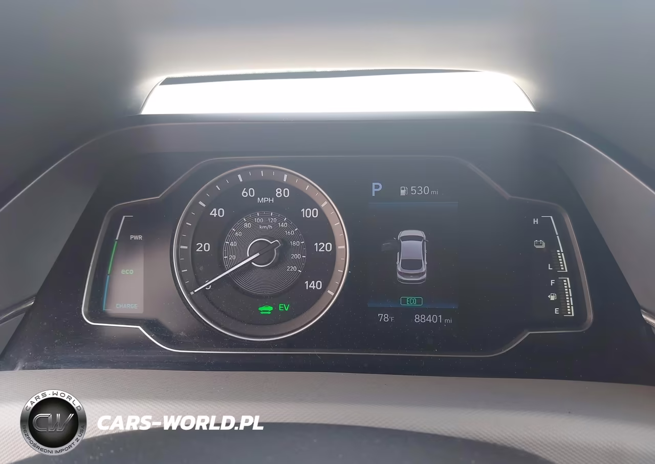 2020 Hyundai Ioniq Hybrid Blue VIN:KMHC65LC3LU233006 - 7