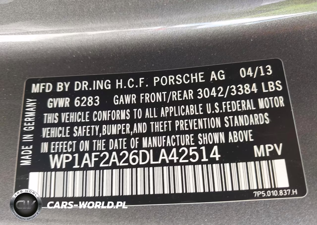 2013 Porsche Cayenne Diesel VIN:WP1AF2A26DLA42514 - 9