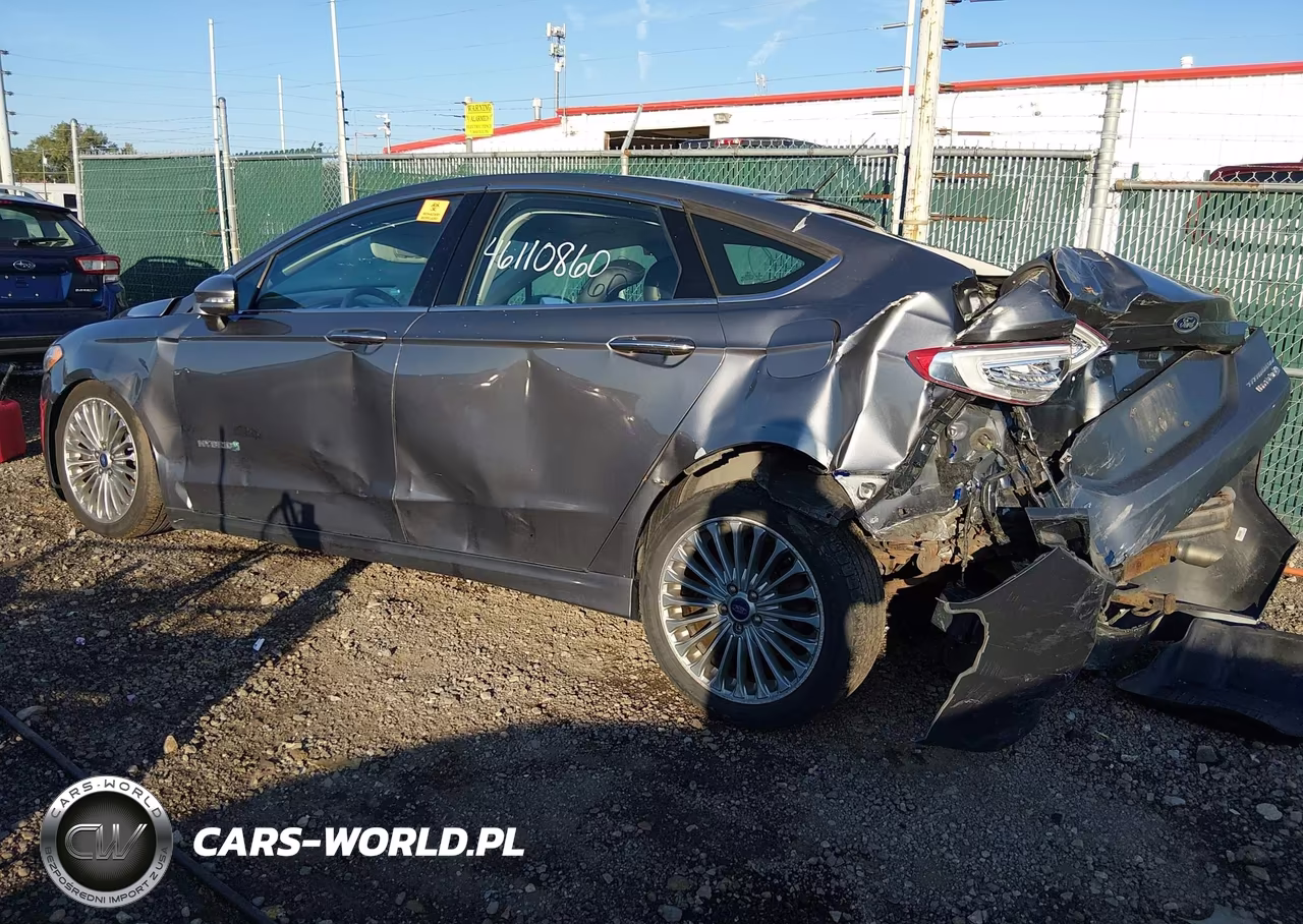 2014 Ford Fusion Hybrid Titanium VIN:3FA6P0RU5ER148301 - 3