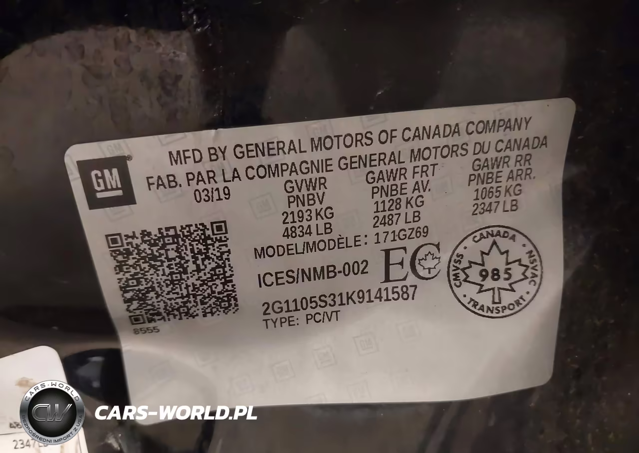 2019 Chevrolet Impala 2Lz VIN:2G1105S31K9141587 - 9
