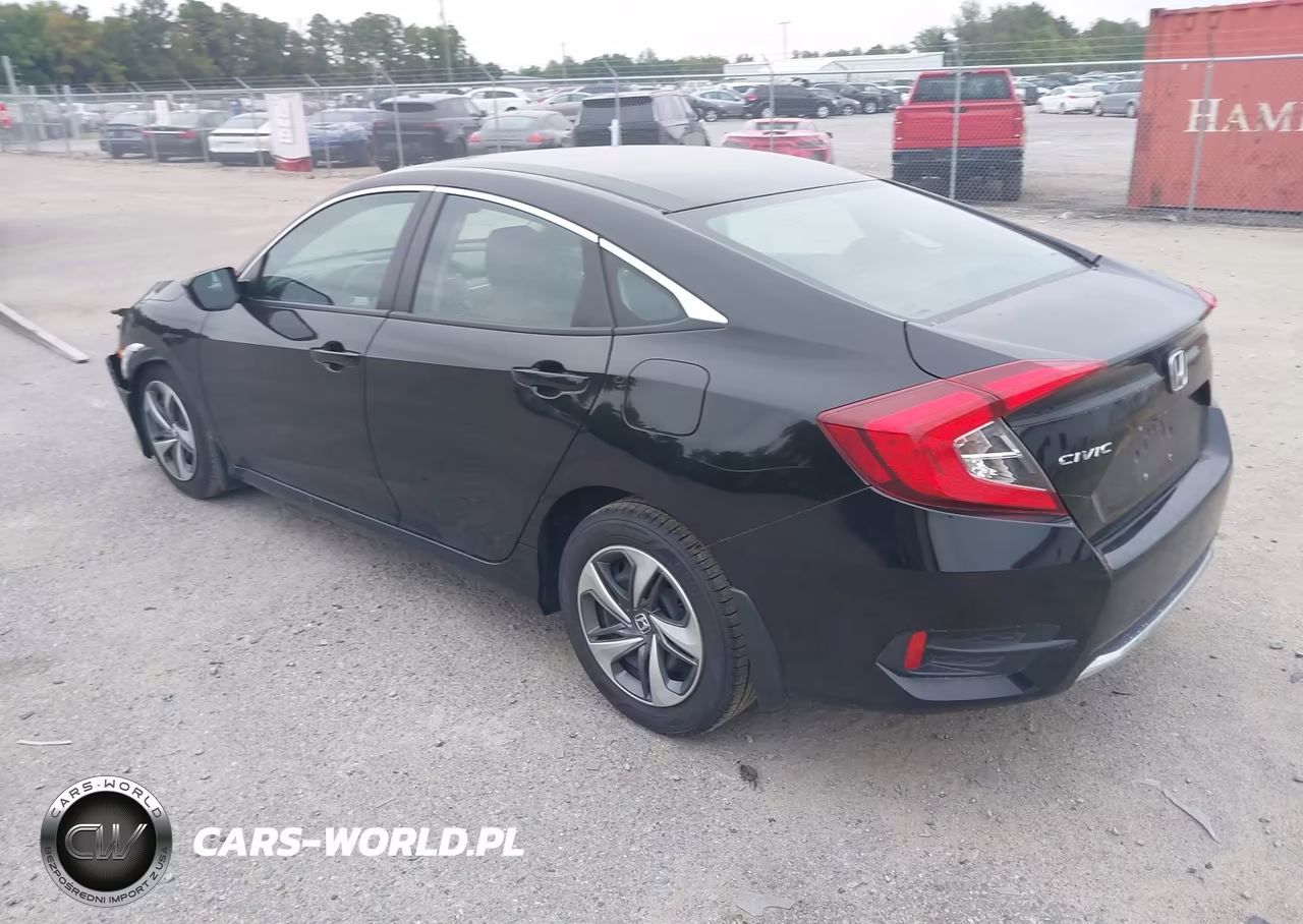 2020 Honda Civic Lx VIN:2HGFC2F64LH594490 - 3