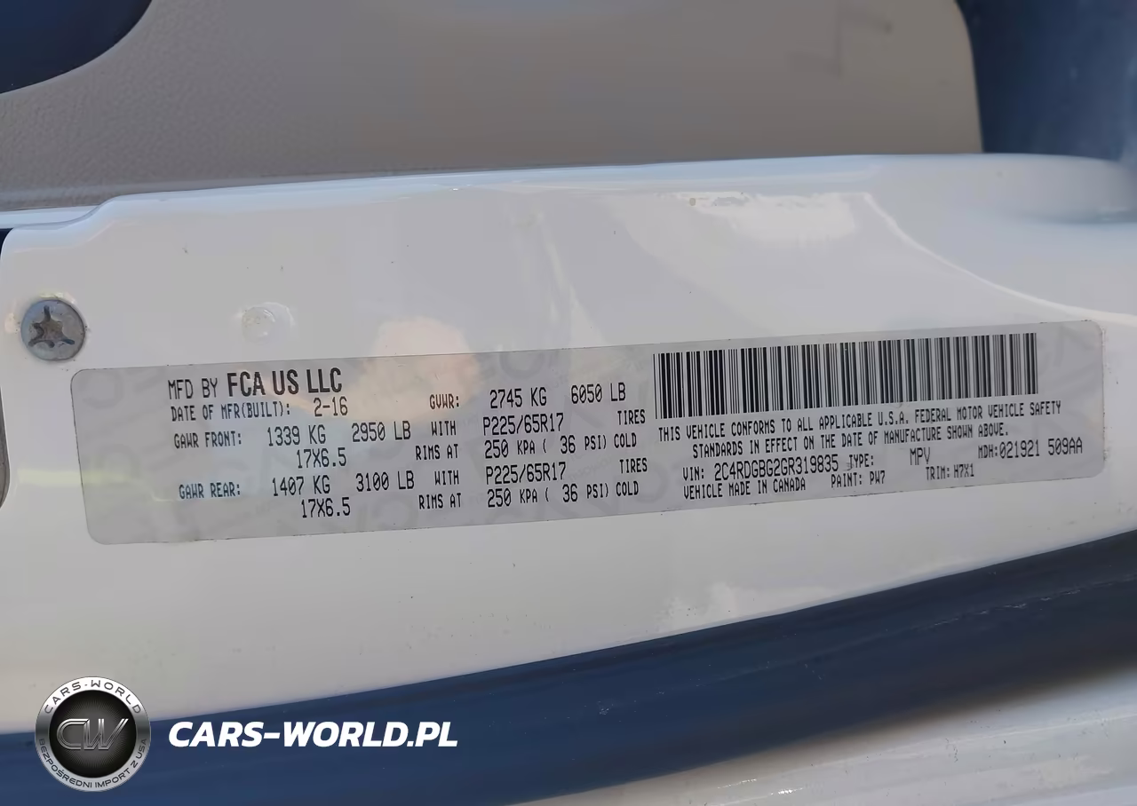 2016 Dodge Grand Caravan Se VIN:2C4RDGBG2GR319835 - 9