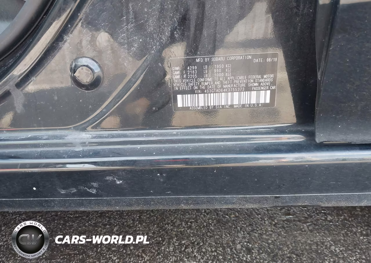 2019 Subaru Impreza Premium VIN:4S3GTAD64K3755373 - 17