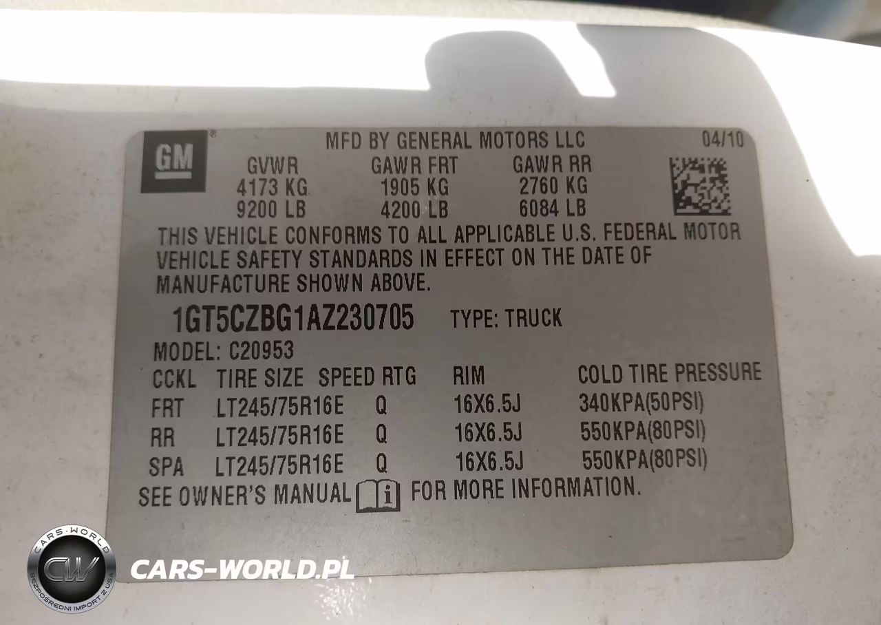 2010 GMC Sierra 2500Hd Work Truck VIN:1GT5CZBG1AZ230705 - 9