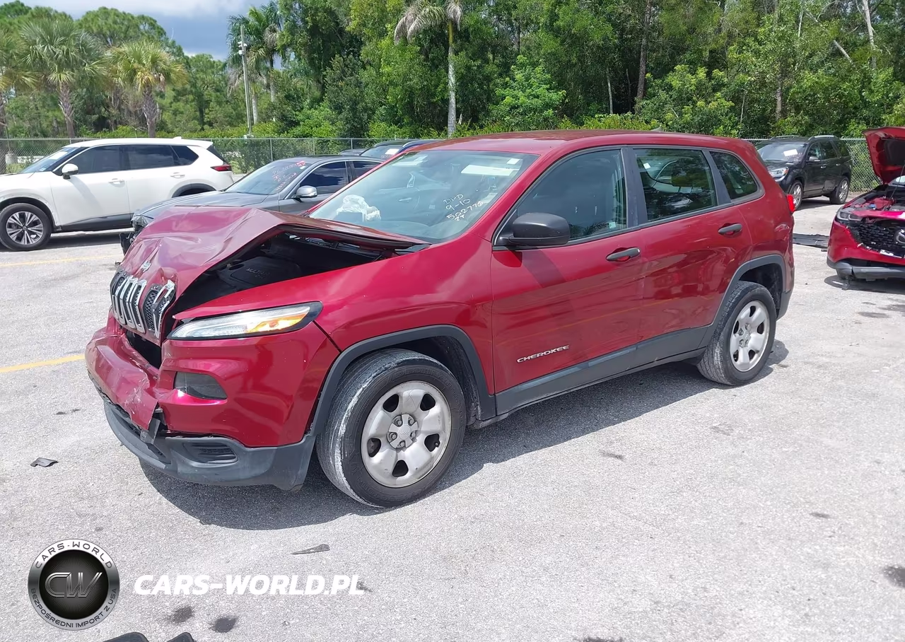 2017 Jeep Cherokee Sport Fwd VIN:1C4PJLAB8HW502776 - 2