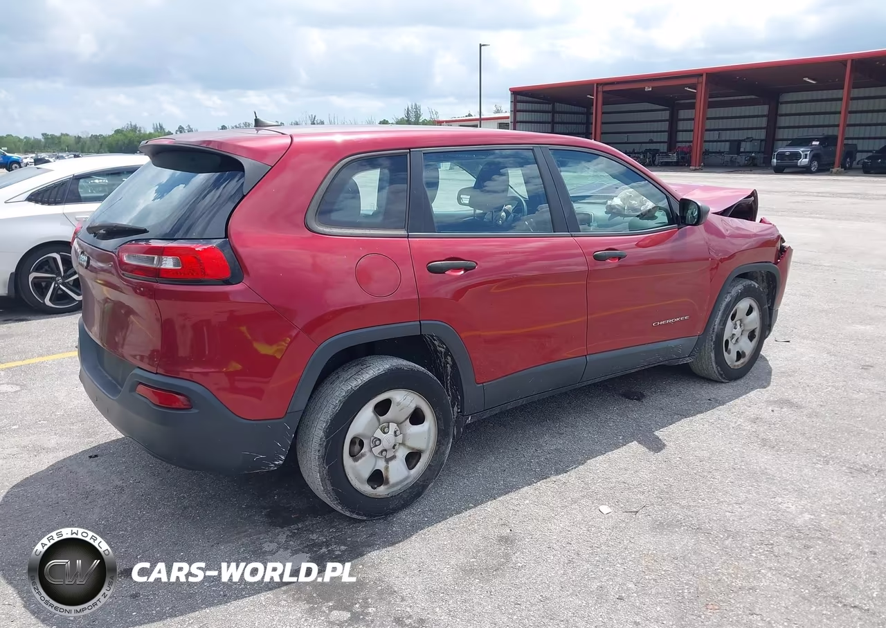 2017 Jeep Cherokee Sport Fwd VIN:1C4PJLAB8HW502776 - 4