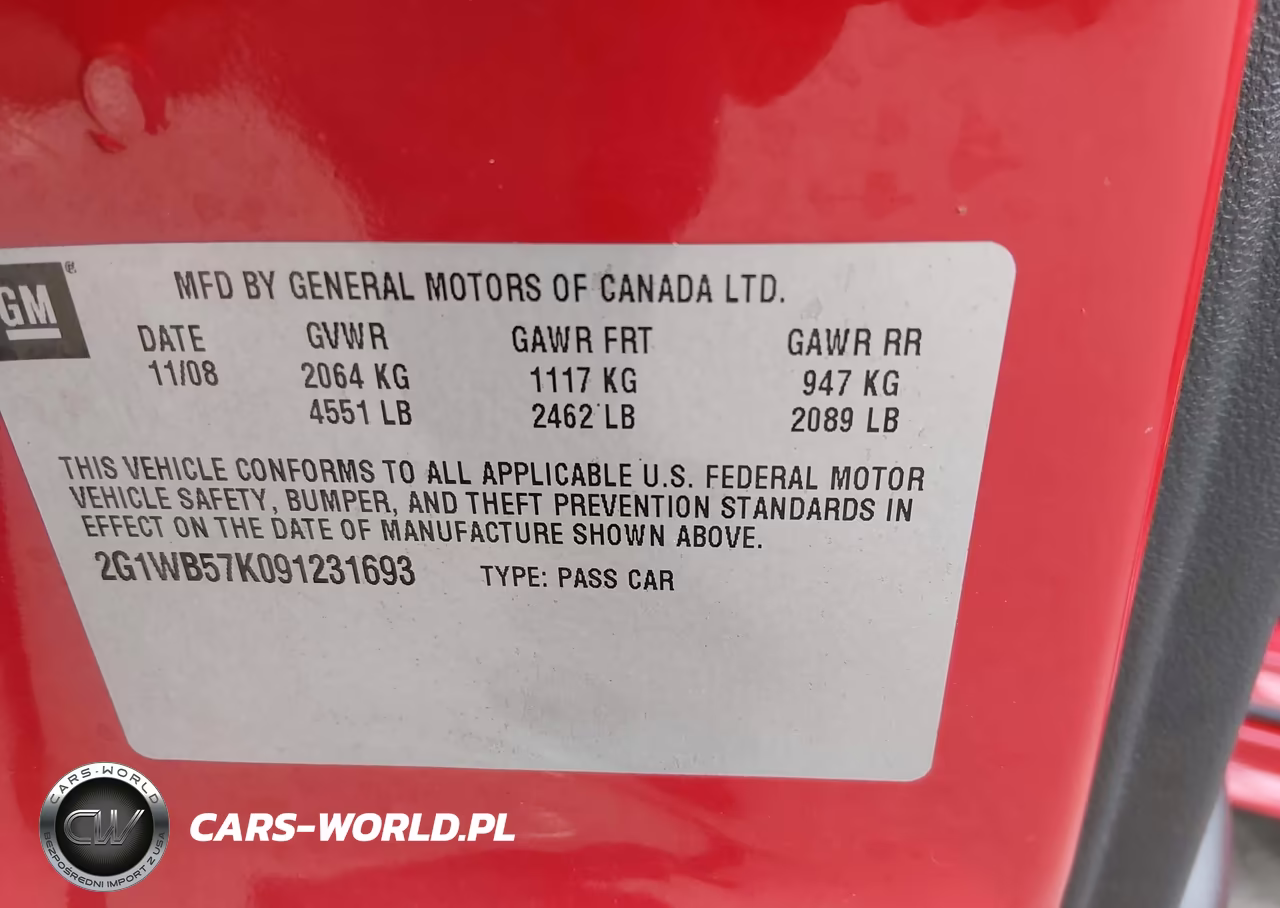 2009 Chevrolet Impala Ls VIN:2G1WB57K091231693 - 9