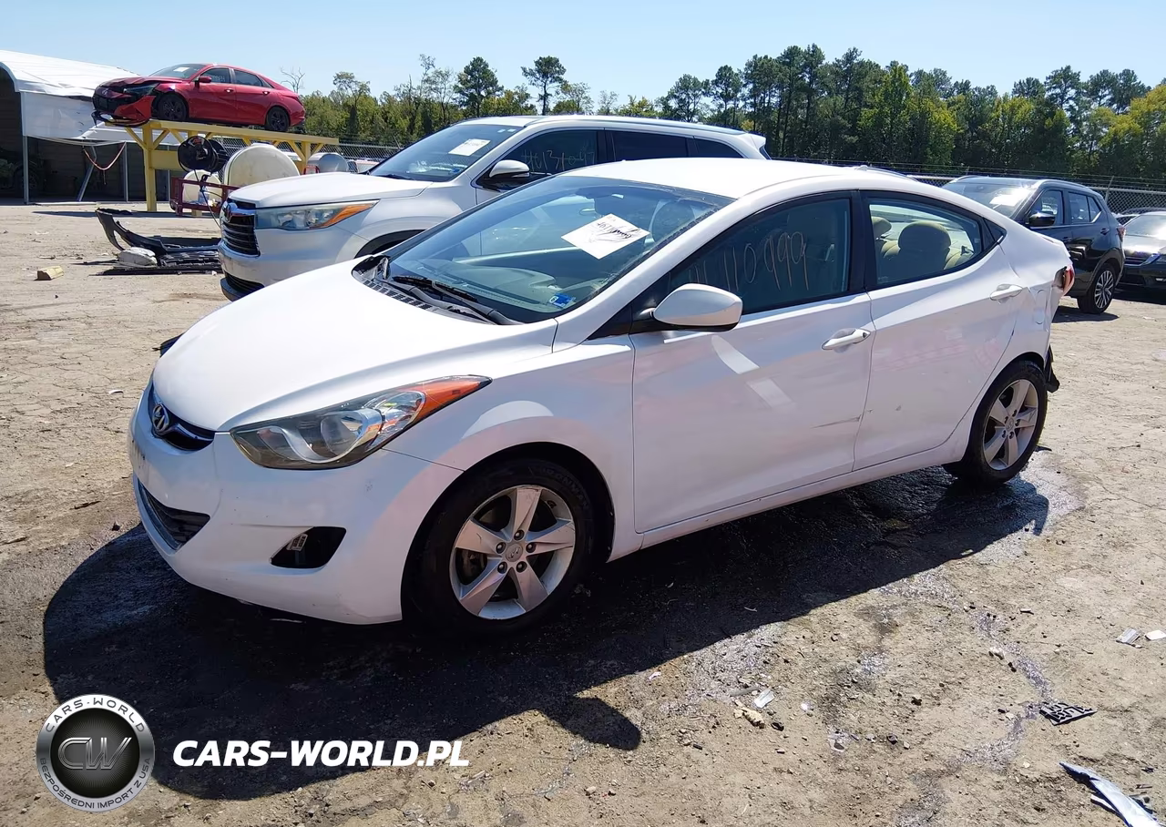 2013 Hyundai Elantra Gls VIN:5NPDH4AE9DH312919 - 2