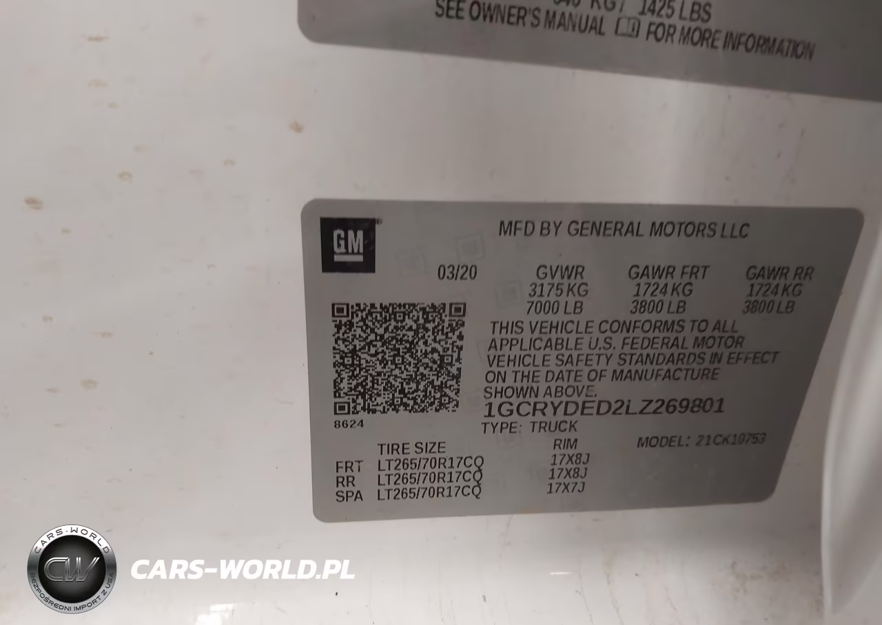 2020 Chevrolet Silverado 1500 4Wd Standard Bed Lt VIN:1GCRYDED2LZ269801 - 9