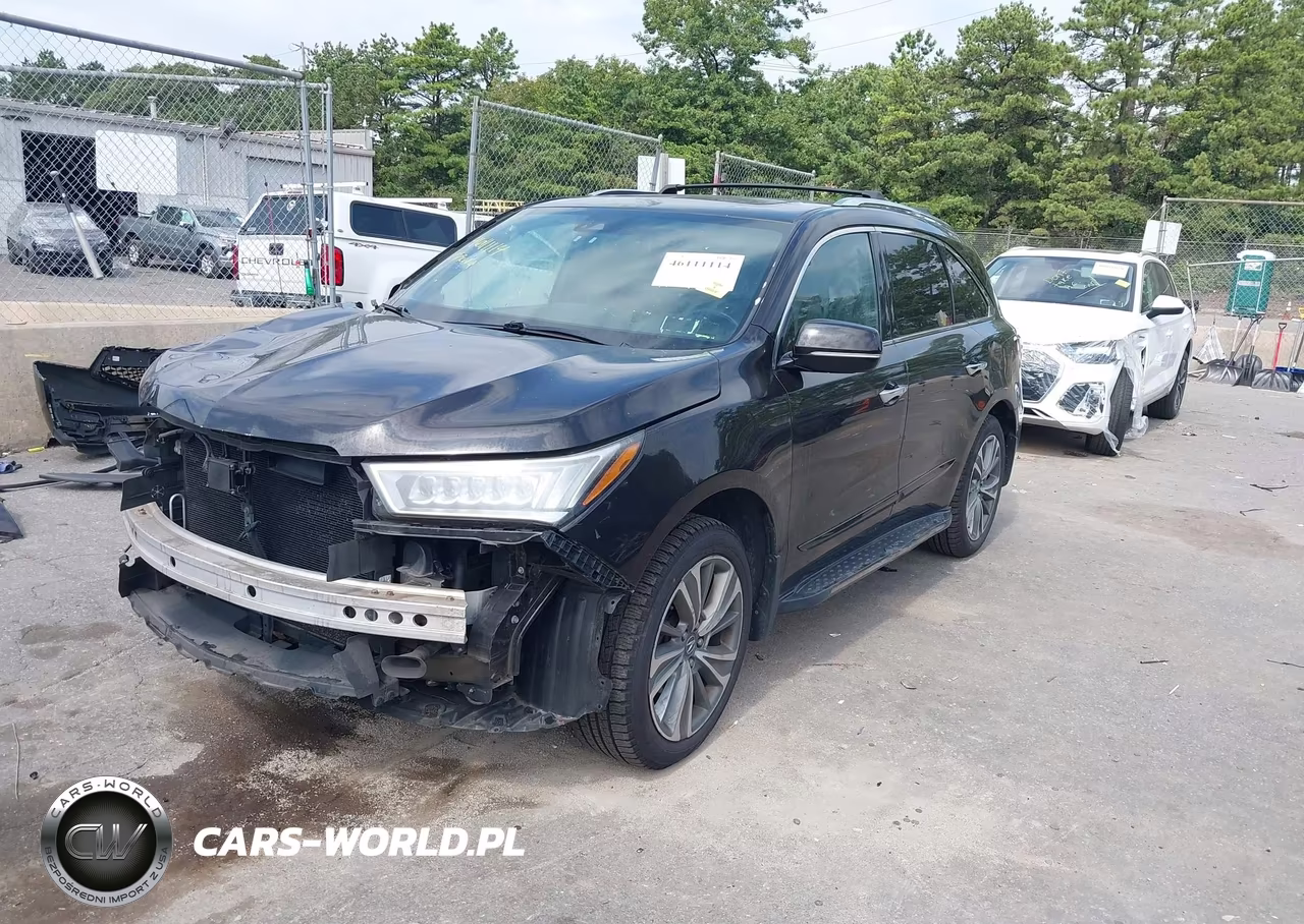 2017 Acura Mdx Technology Package VIN:5FRYD4H58HB020216 - 2