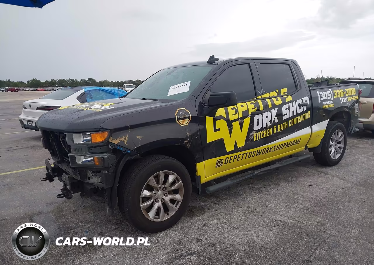 2020 Chevrolet Silverado 1500 2Wd Short Bed Custom VIN:3GCPWBEH0LG113941 - 2