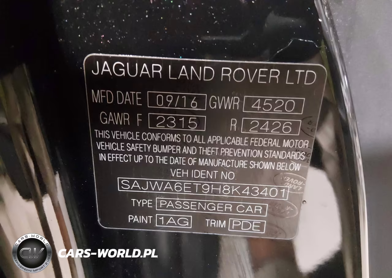 2017 Jaguar F-Type Premium VIN:SAJWA6ET9H8K43401 - 9