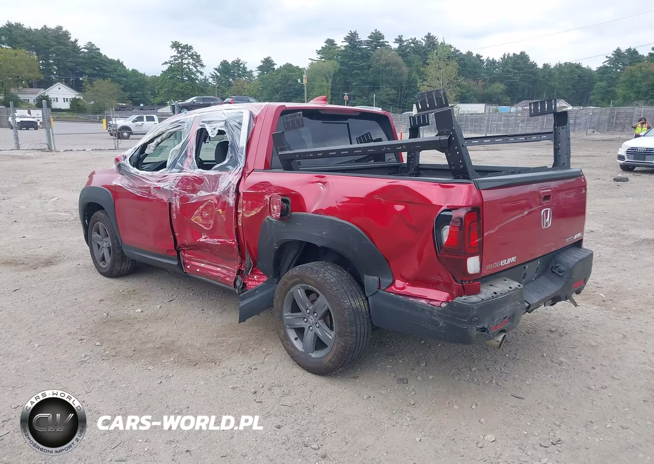 2022 Honda Ridgeline Rtl-E VIN:5FPYK3F76NB502546 - 3