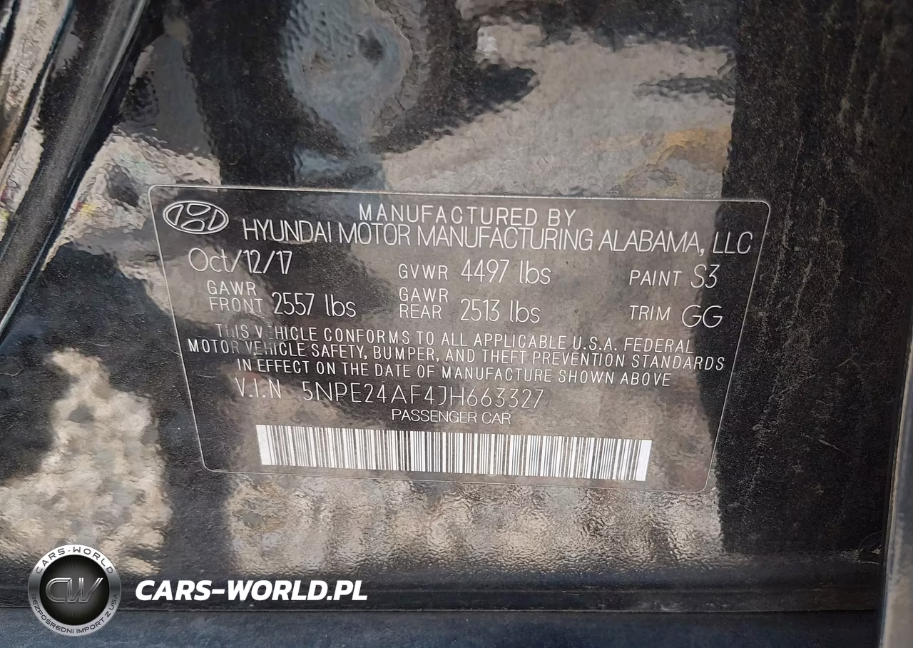 2018 Hyundai Sonata Se VIN:5NPE24AF4JH663327 - 9