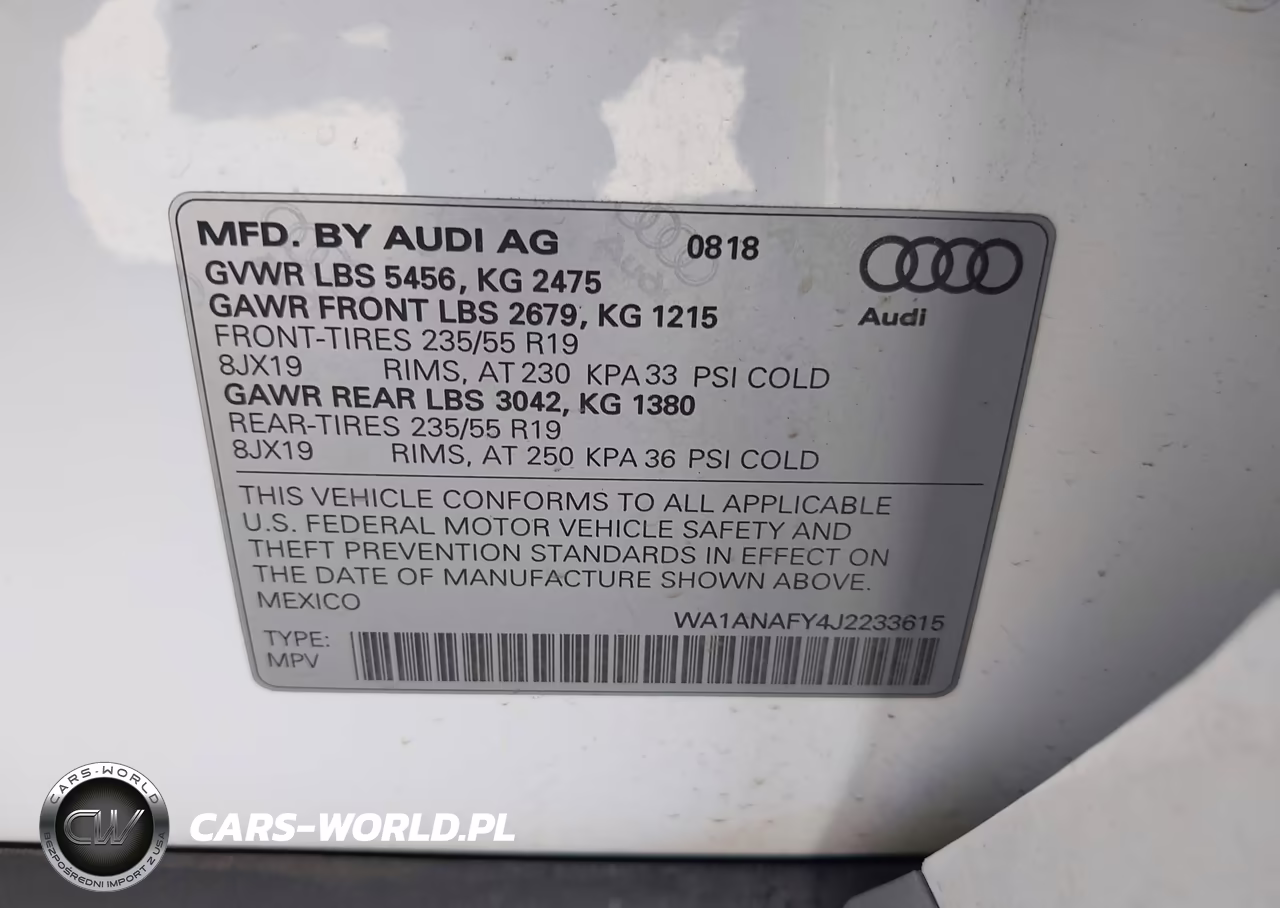 2018 Audi Q5 2.0T Premium-2.0T Tech Premium VIN:WA1ANAFY4J2233615 - 9
