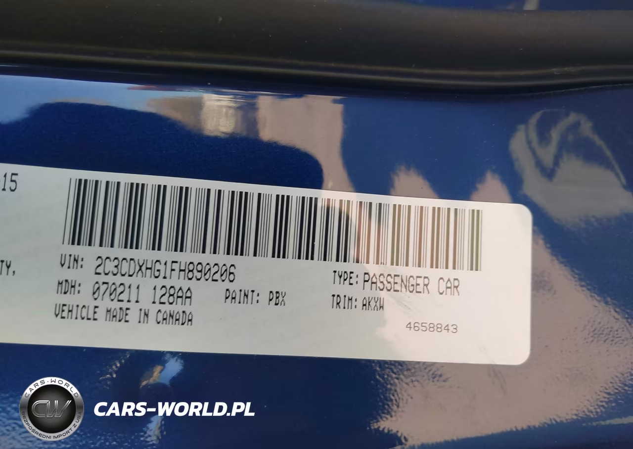 2015 Dodge Charger Sxt VIN:2C3CDXHG1FH890206 - 9