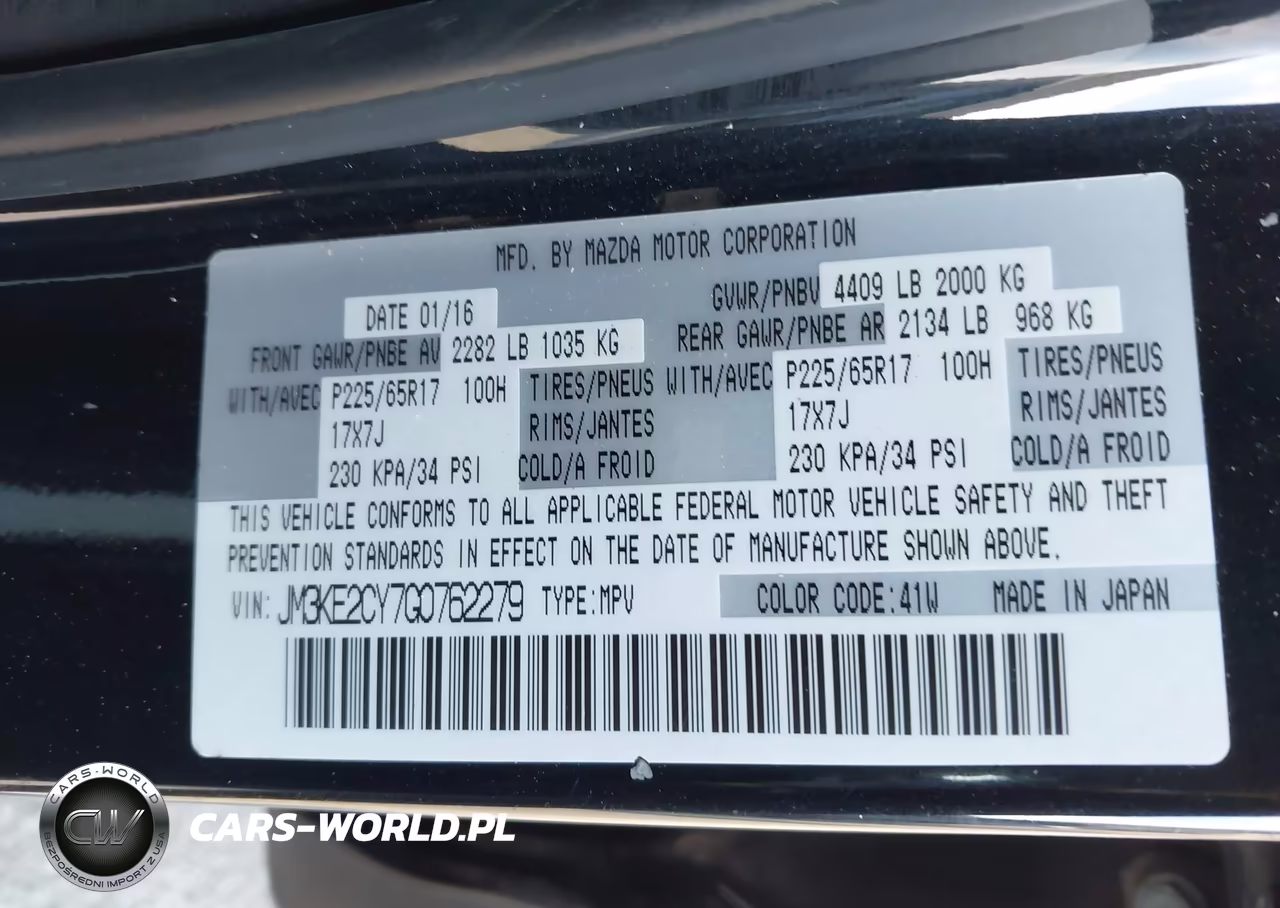 2016 Mazda Cx-5 Touring VIN:JM3KE2CY7G0762279 - 9